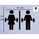 Sportlokaal - Gym - Sportschool - Fitness pictogram - Blinkend zwart - Shiny