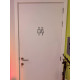 Kleedkamer pictogrammen - Toilet pictogrammen - Man + Vrouw 3D - Elegant - hoogwaardig Acryl bord