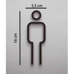 Combinatiepakket Kleedkamer pictogrammen - Toilet pictogrammen - Man + Vrouw + Rolstoel 3D - Strak - hoogwaardig Acryl bord