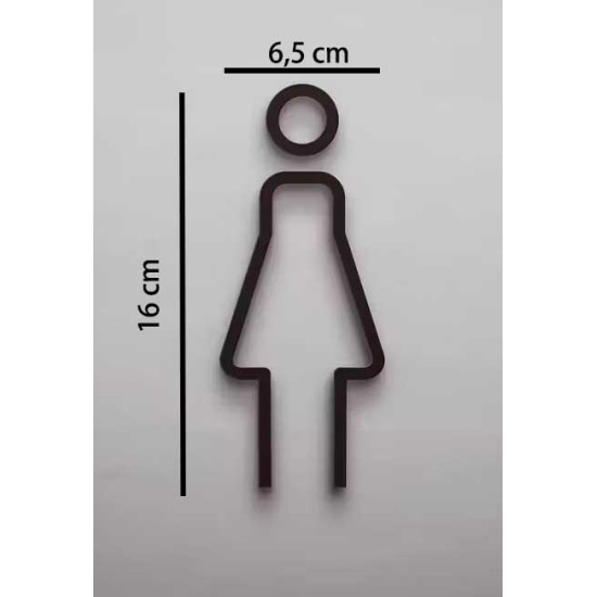 Combinatiepakket Kleedkamer pictogrammen - Toilet pictogrammen - Man + Vrouw + Rolstoel 3D - Strak - hoogwaardig Acryl bord