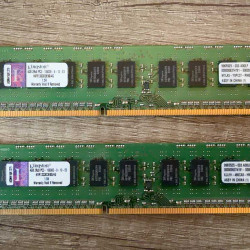 Kingston 8GB (2x4GB) DDR3-1333 ECC UDIMM PC3-10600E – KVR1333D3E9S/4G