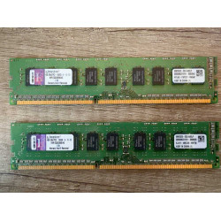 Kingston 8GB (2x4GB) DDR3-1333 ECC UDIMM PC3-10600E – KVR1333D3E9S/4G