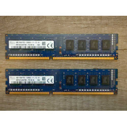SK hynix 8GB (2x4GB) DDR3-1600 PC3-12800U CL11 Desktop RAM – HMT451U6AFR8C-PB