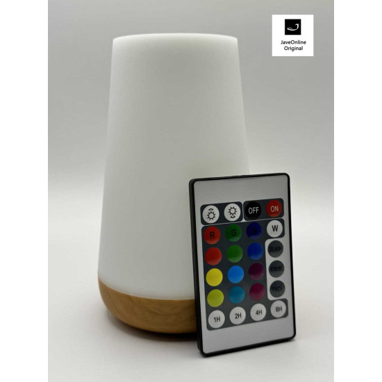 Sfeerlamp -- sfeerlicht - tafellamp - nachtlampje met ingebouwde batterij - Wit of RGB kleuren