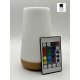 Sfeerlamp -- sfeerlicht - tafellamp - nachtlampje met ingebouwde batterij - Wit of RGB kleuren