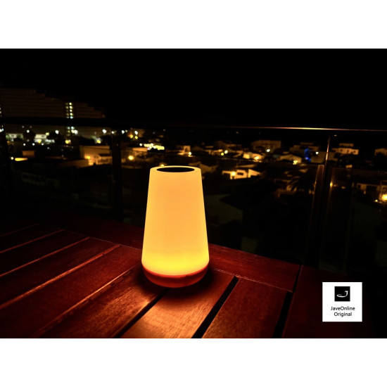 Sfeerlamp -- sfeerlicht - tafellamp - nachtlampje met ingebouwde batterij - Wit of RGB kleuren