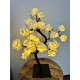Rozenboom lamp -- 24 LED - Witte blaadjes groot - Tafellamp - Decoratielamp - Liefdesontwerp