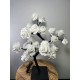 Rozenboom lamp -- 24 LED - Witte blaadjes groot - Tafellamp - Decoratielamp - Liefdesontwerp