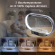 LED Tafellamp of nachtlamp met draadloze smartphone lader -- Moderne ovalen vorm - Dimbaar - Touch bediening