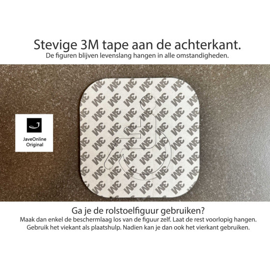 Toilet of kleedkamer deurbord - Mindervaliden - Gehandicapten - Handicap - 3d - hoogwaardig Acryl bord - 2 in 1