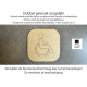 Toilet of kleedkamer deurbord - Mindervaliden - Gehandicapten - Handicap - 3d - hoogwaardig Acryl bord - 2 in 1