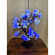 Rozenboom lamp -- 24 LED - Blauwe blaadjes - Tafellamp - Decoratielamp - Liefdesontwerp