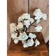 Rozenboom lamp -- 24 LED - Blauwe blaadjes - Tafellamp - Decoratielamp - Liefdesontwerp